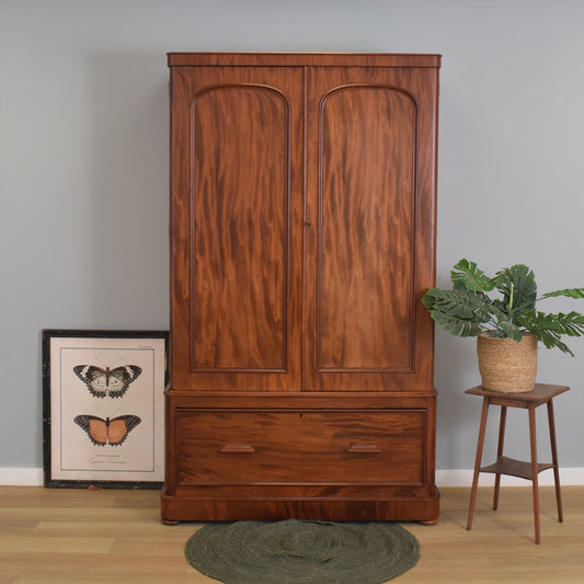 Mahogany Gentlemans Wardrobe