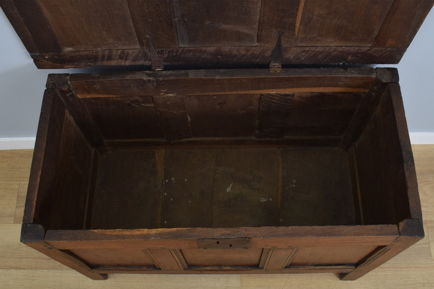 Rustic Oak Blanket Box