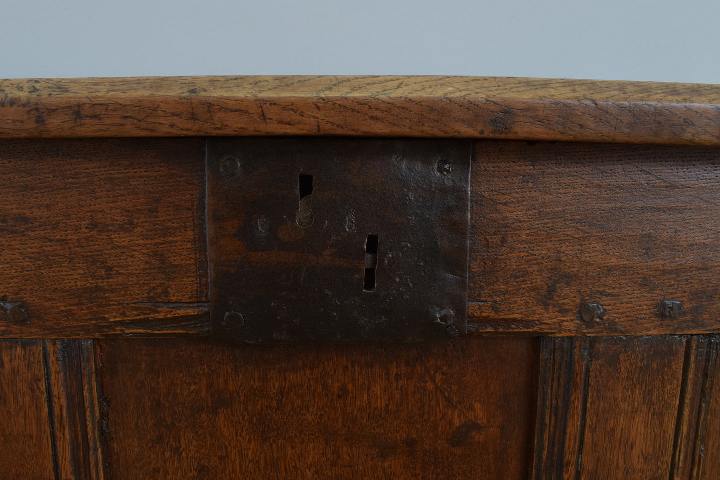 Rustic Oak Blanket Box