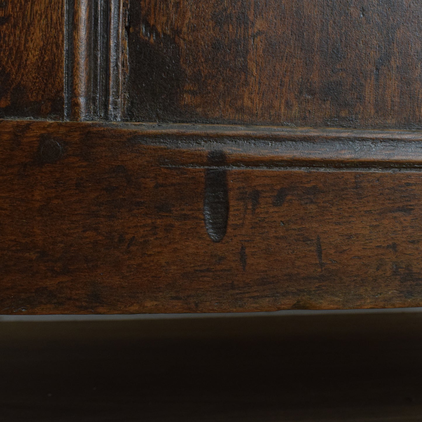 Rustic Oak Blanket Box