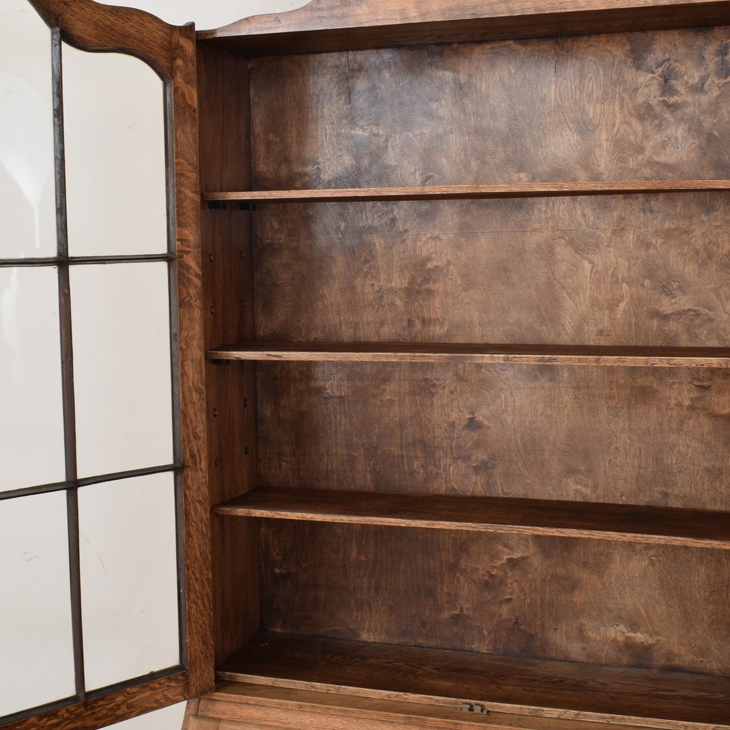 Oak Bureau Bookcase