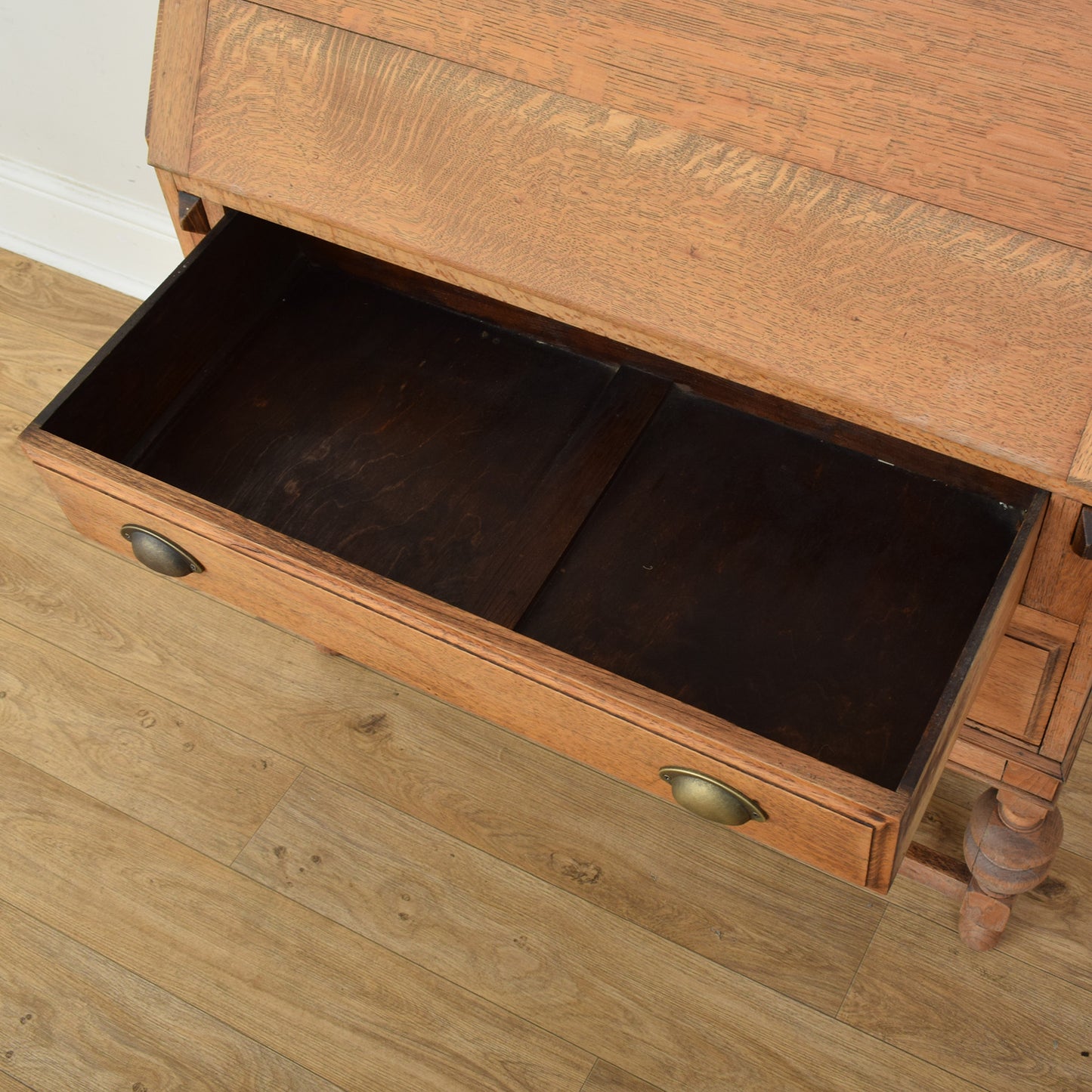 Oak Bureau Bookcase