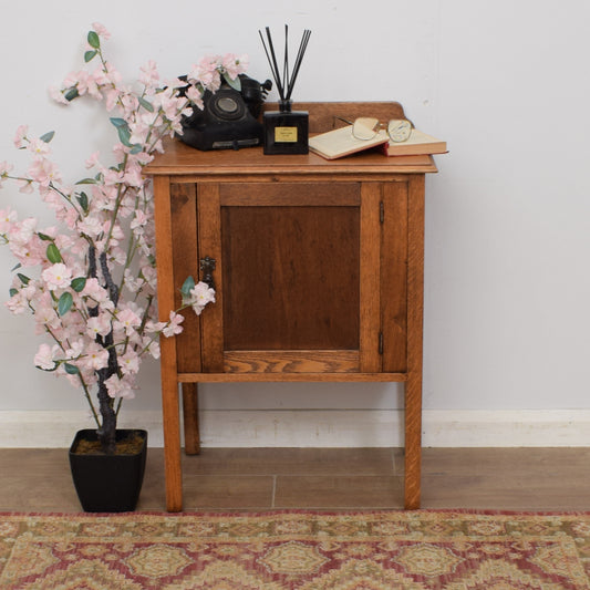 Restored Oak Side Cabinet