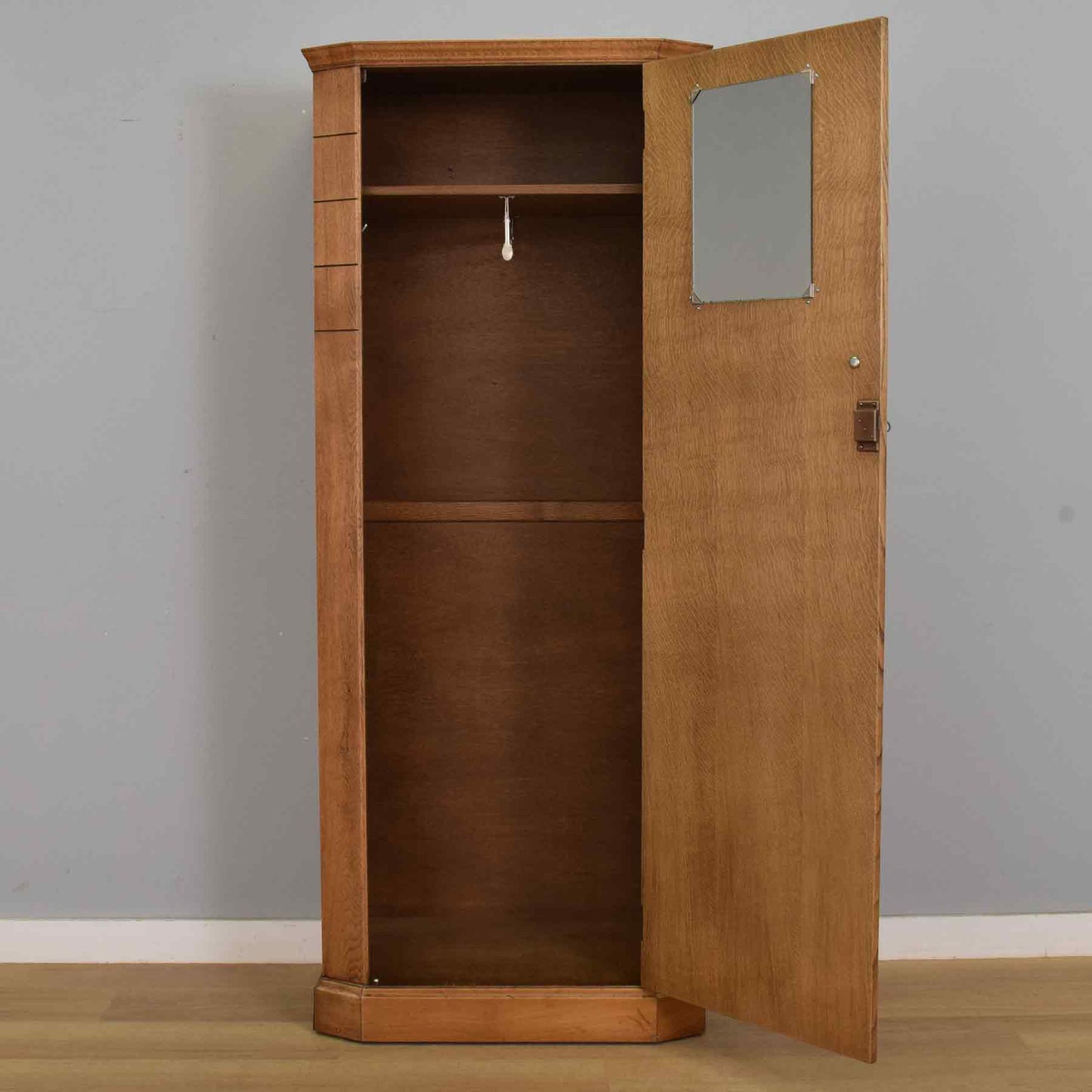 Refinished Single-Door Hallrobe