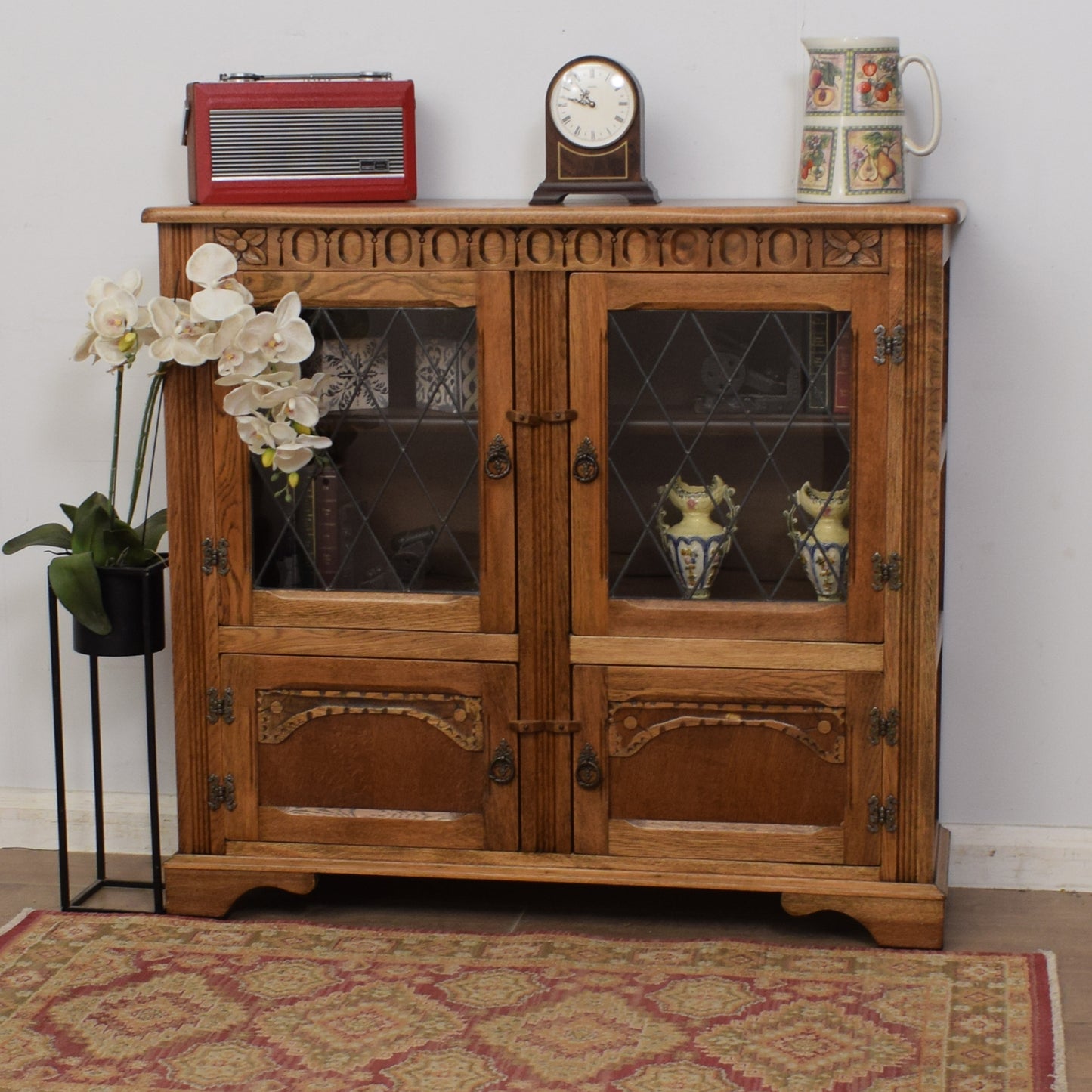 Restored Glazed Bookcase