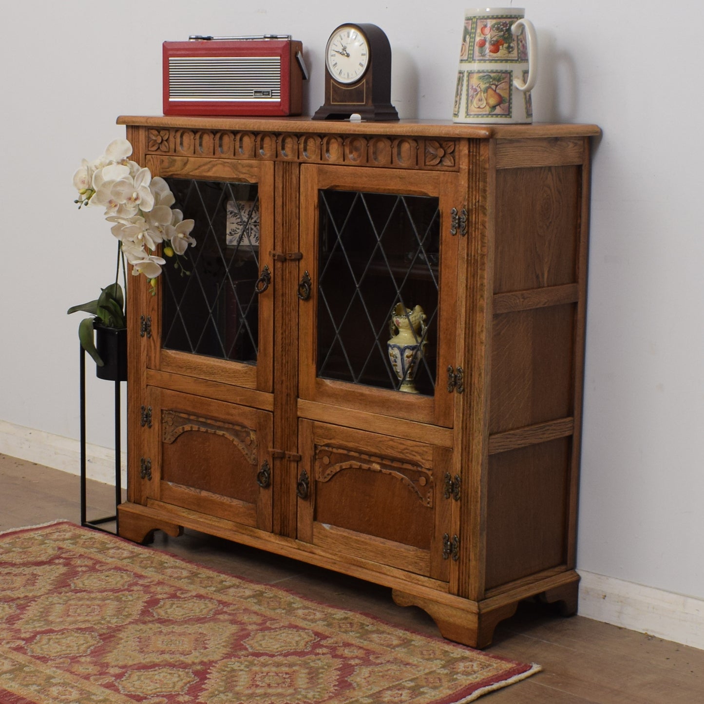 Restored Glazed Bookcase