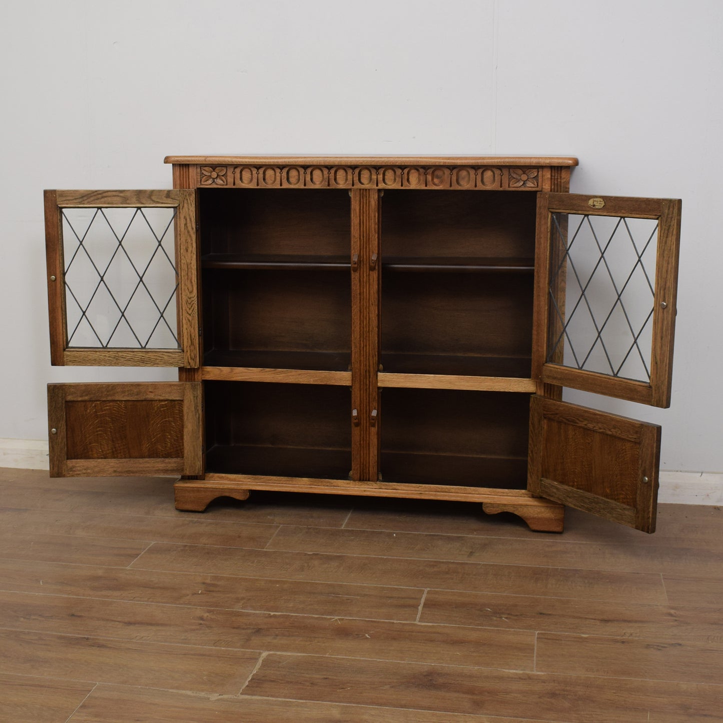 Restored Glazed Bookcase