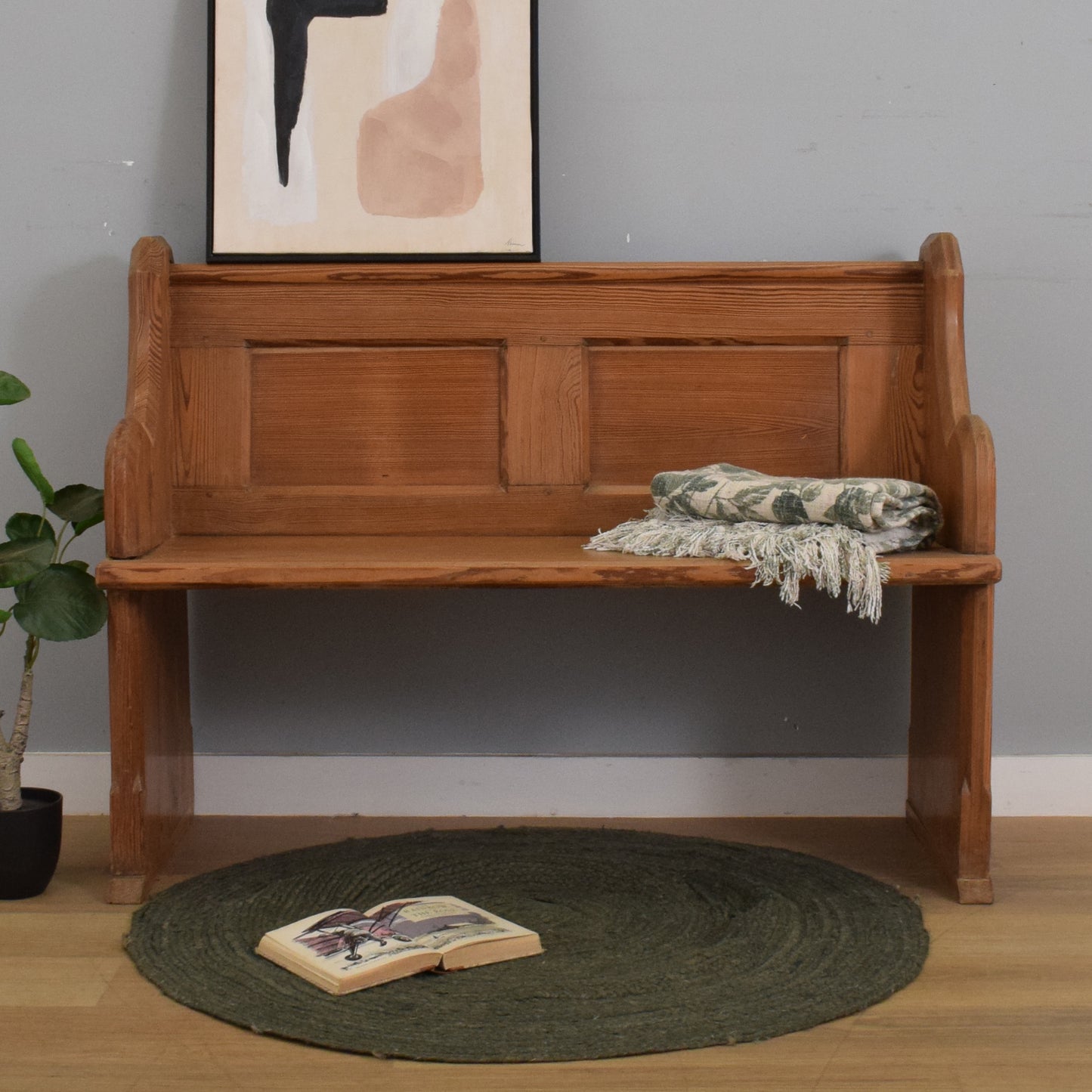 Restored Church Pew