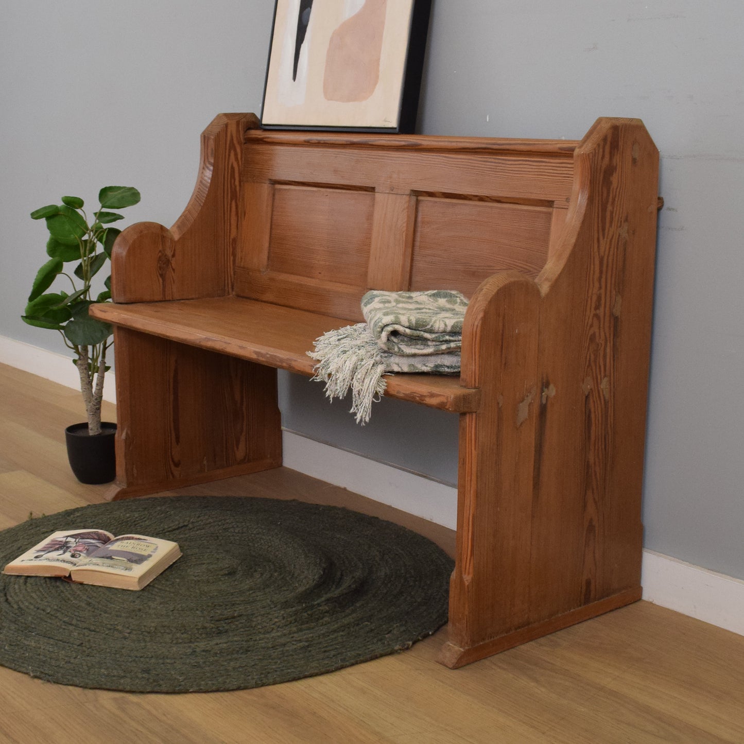 Restored Church Pew