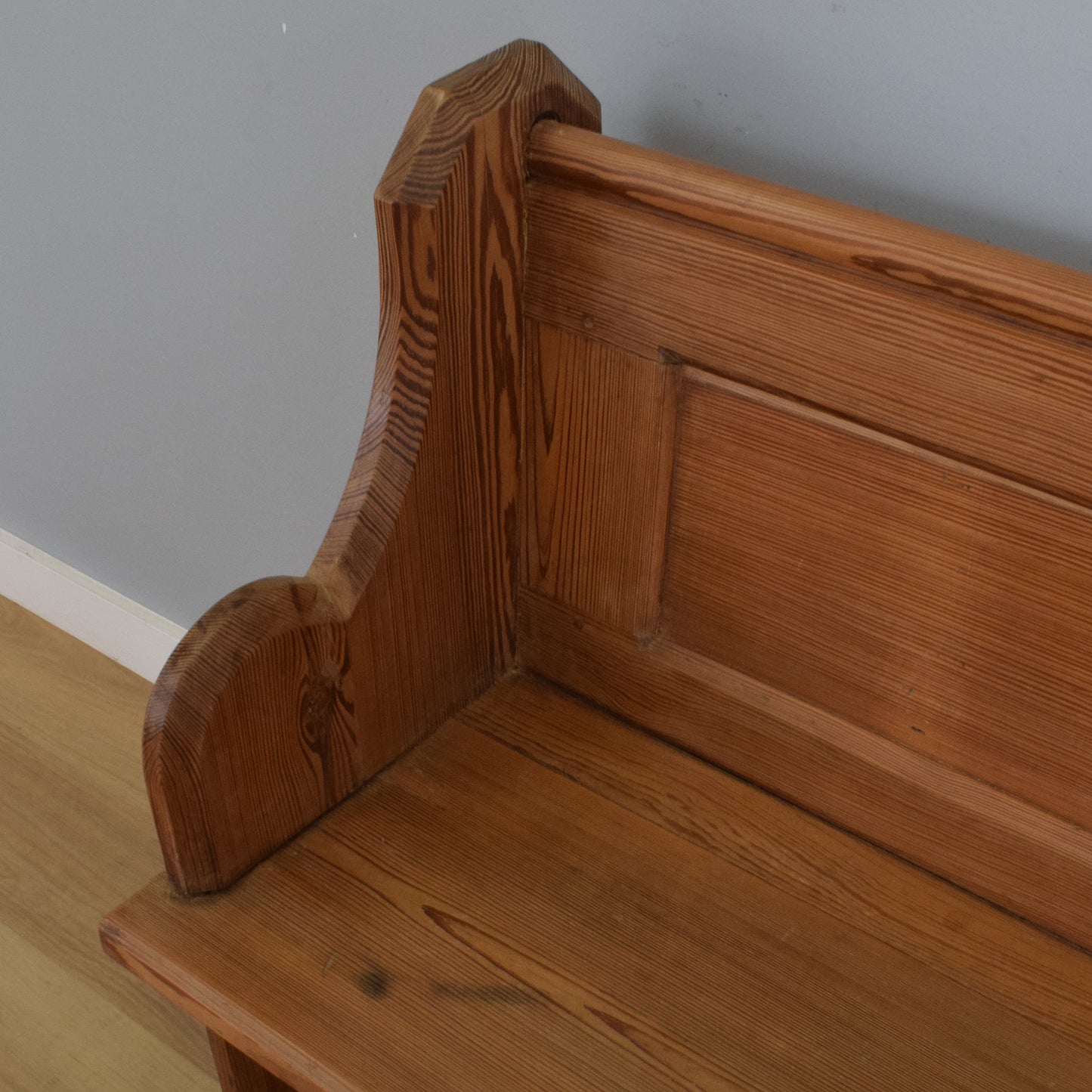 Restored Church Pew