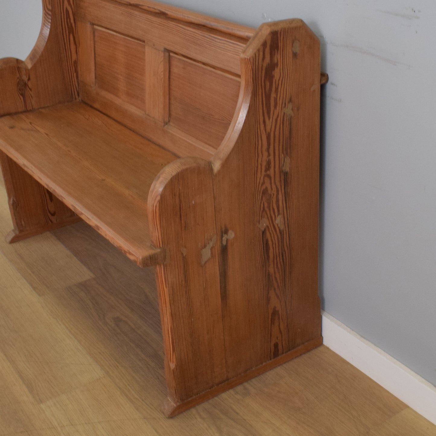 Restored Church Pew