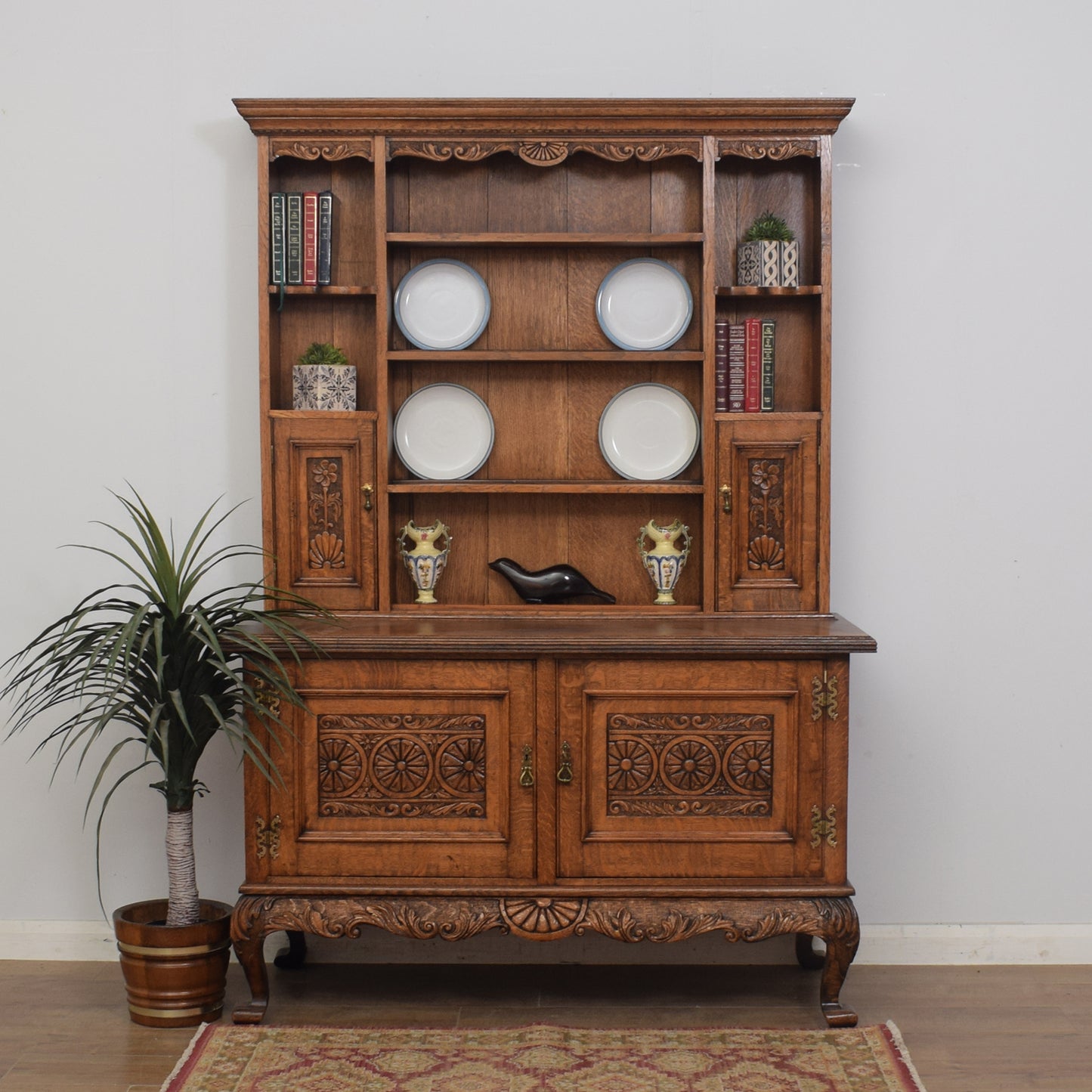 Carved Oak Dresser