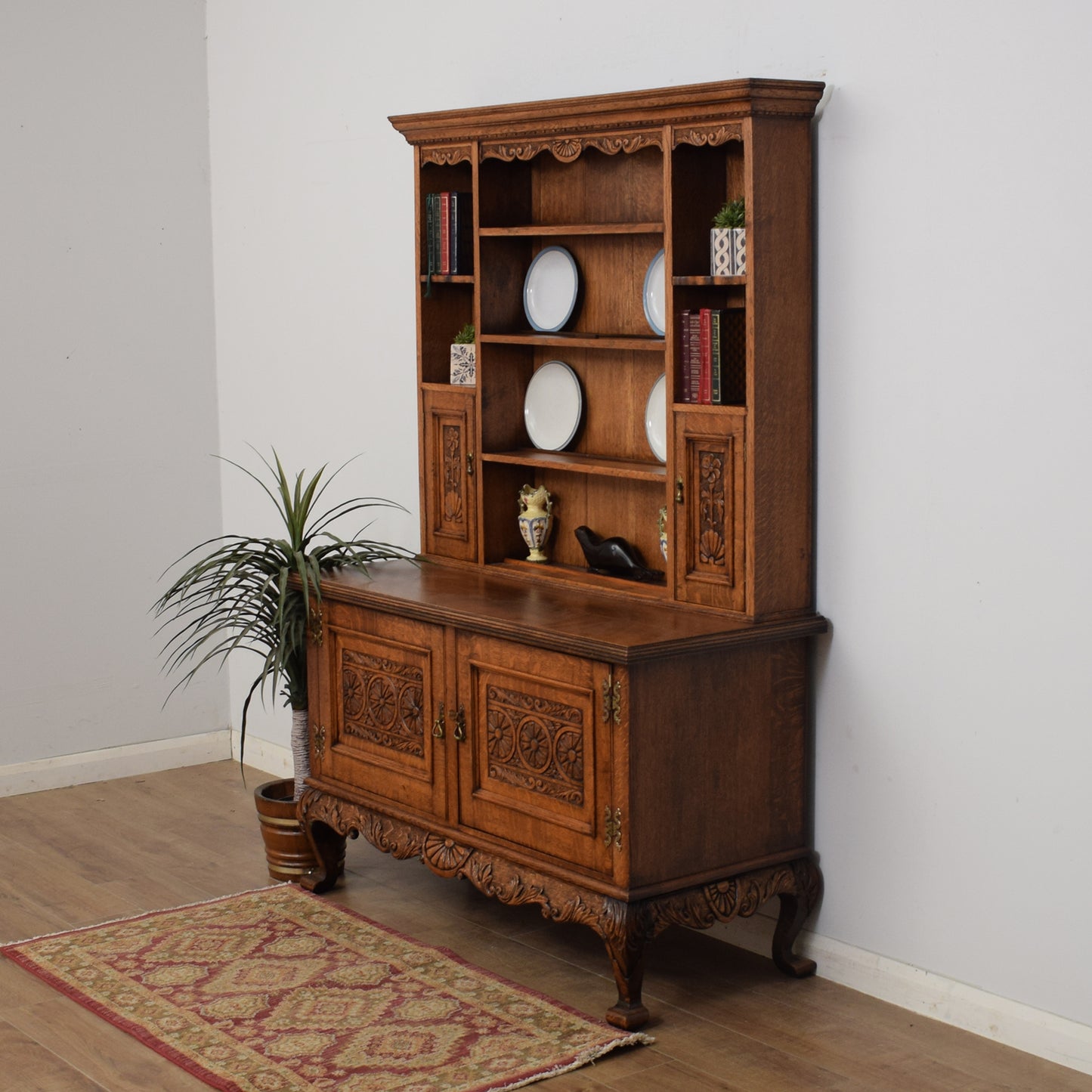 Carved Oak Dresser