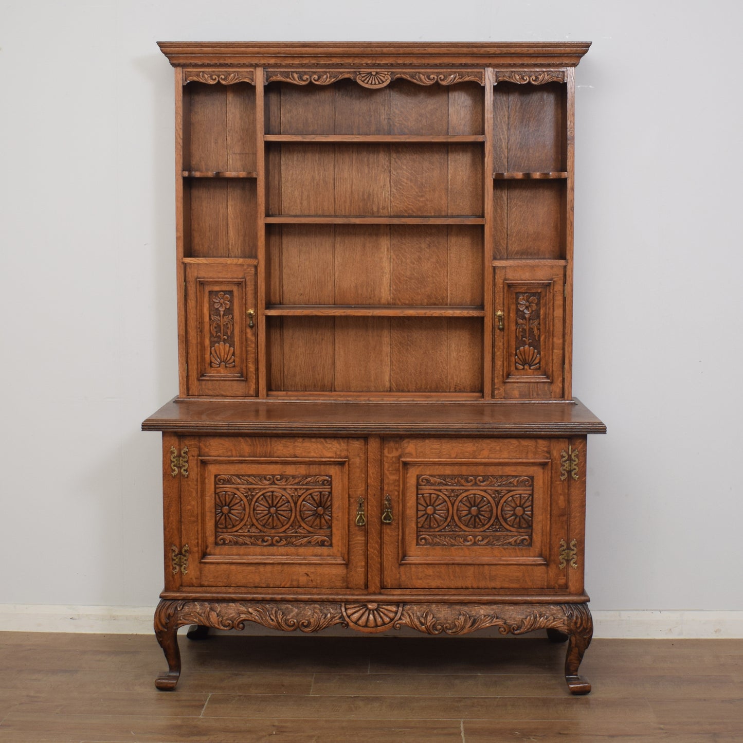Carved Oak Dresser