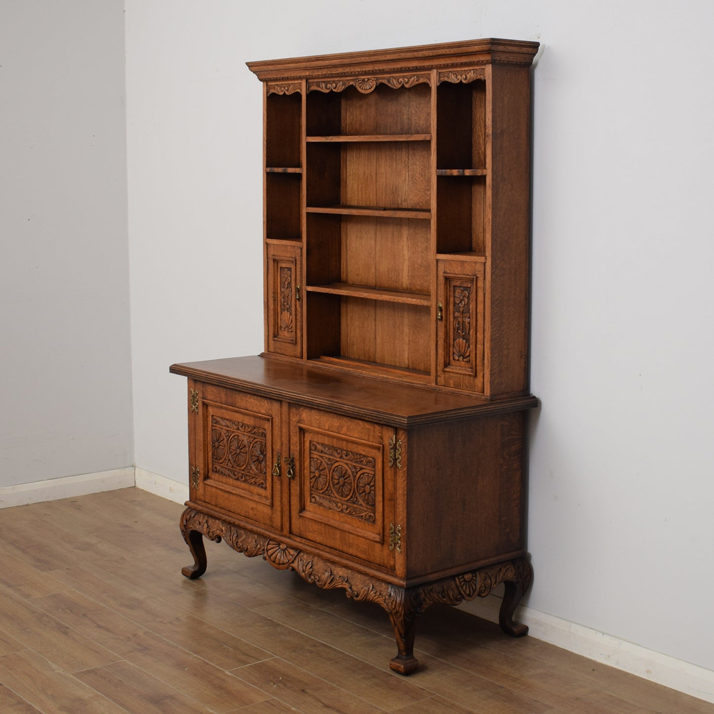 Carved Oak Dresser