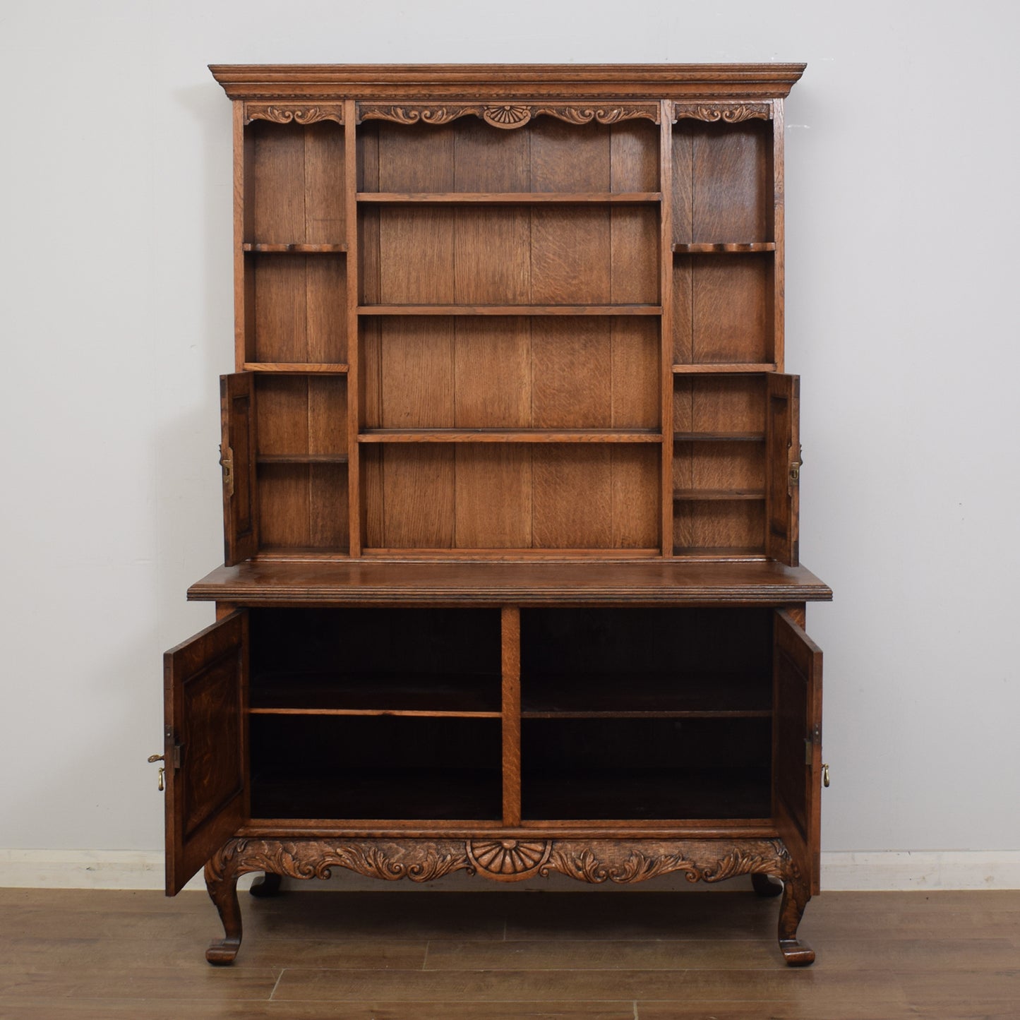 Carved Oak Dresser