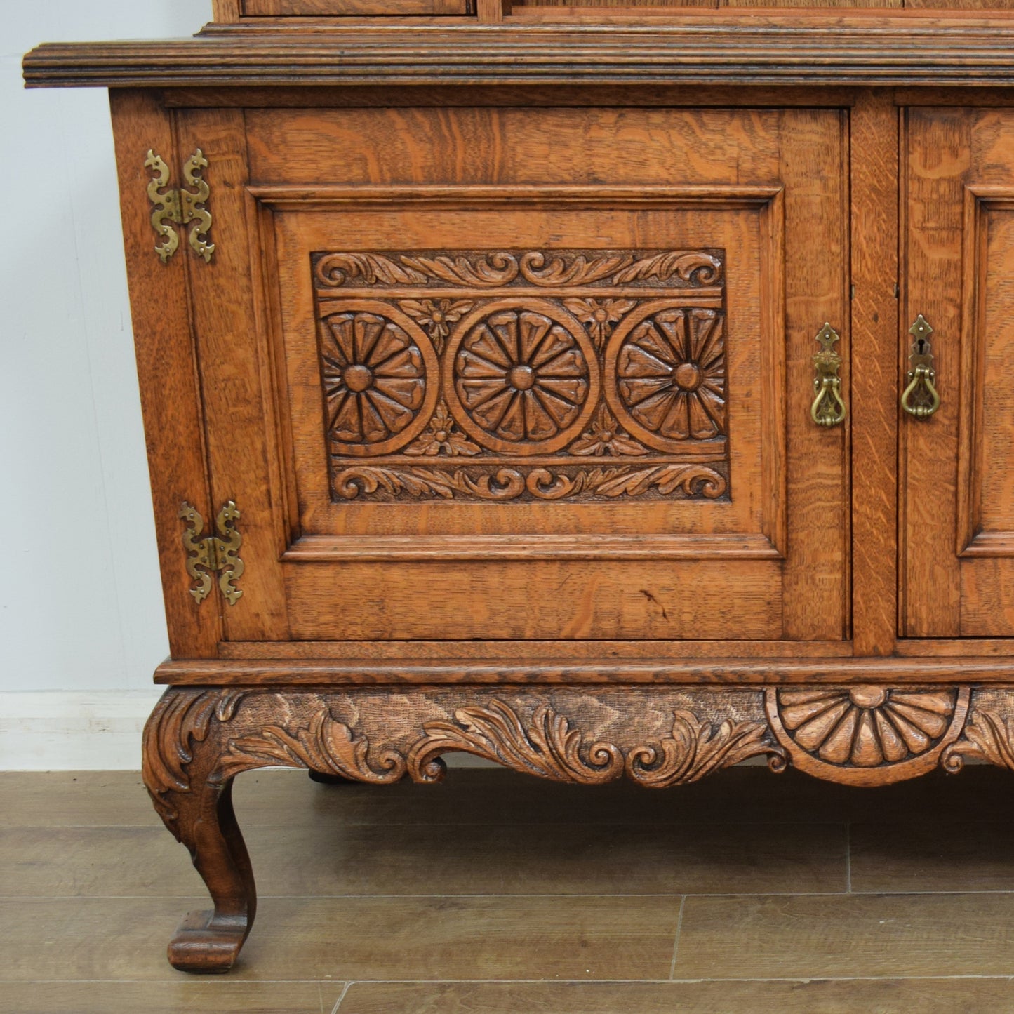 Carved Oak Dresser