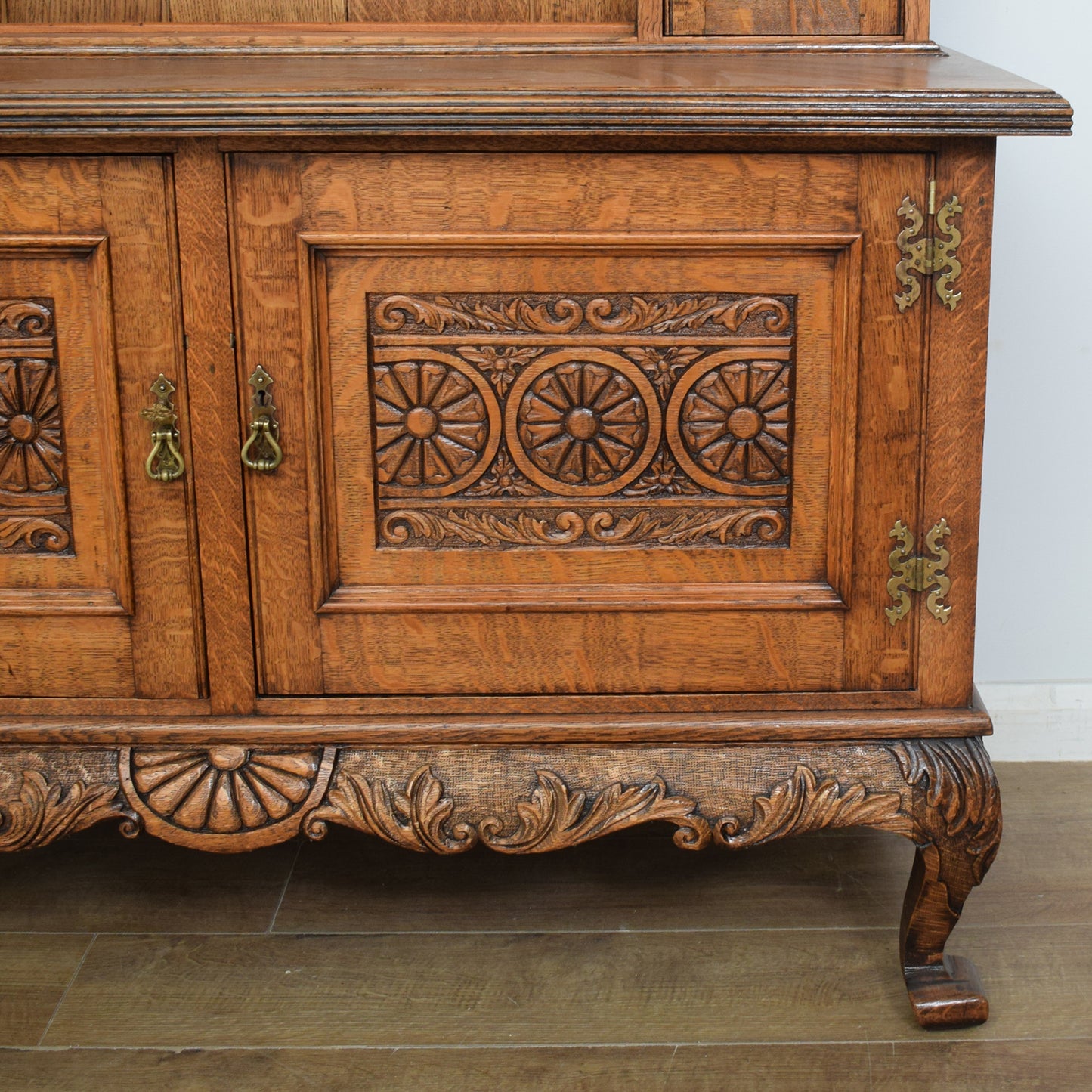 Carved Oak Dresser