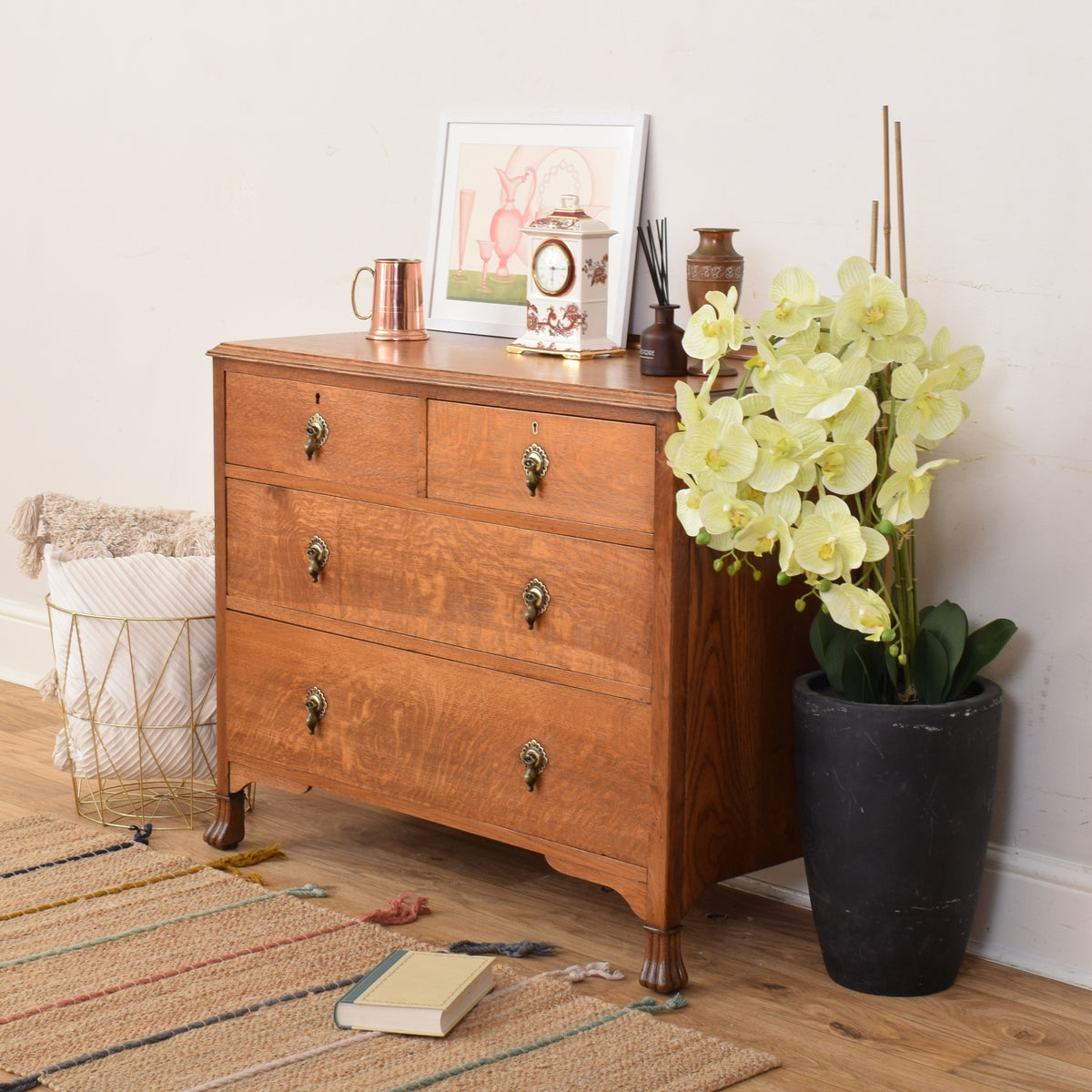 Oak Chest Of Drawers