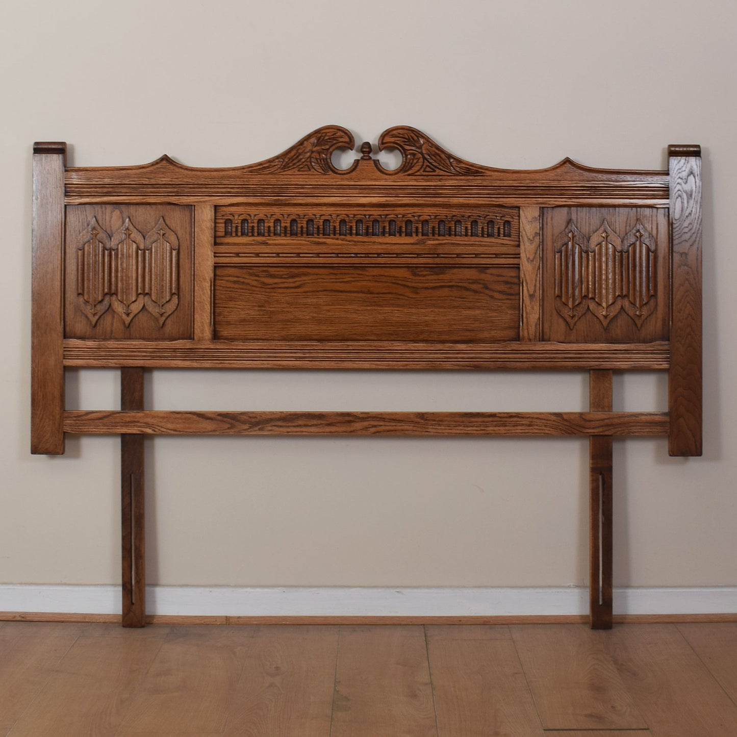 Old Charm Oak Divan Headboard