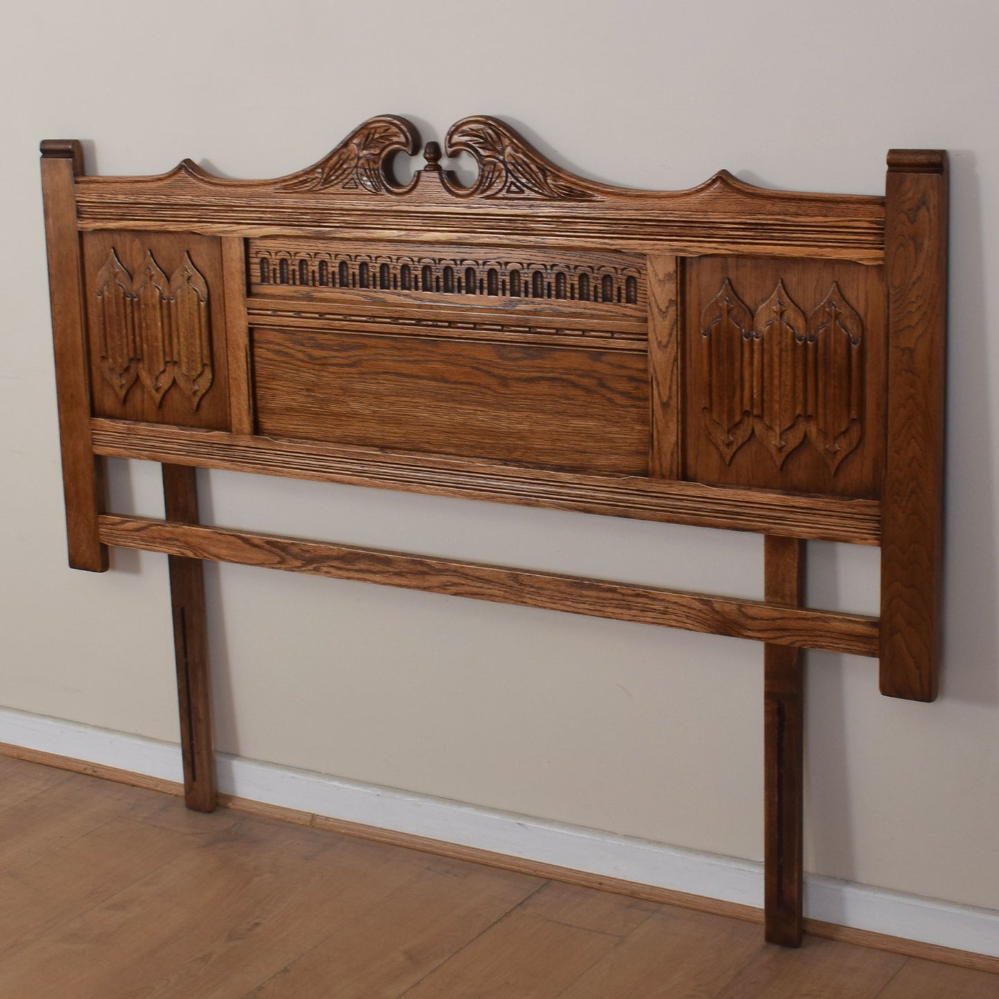 Old Charm Oak Divan Headboard