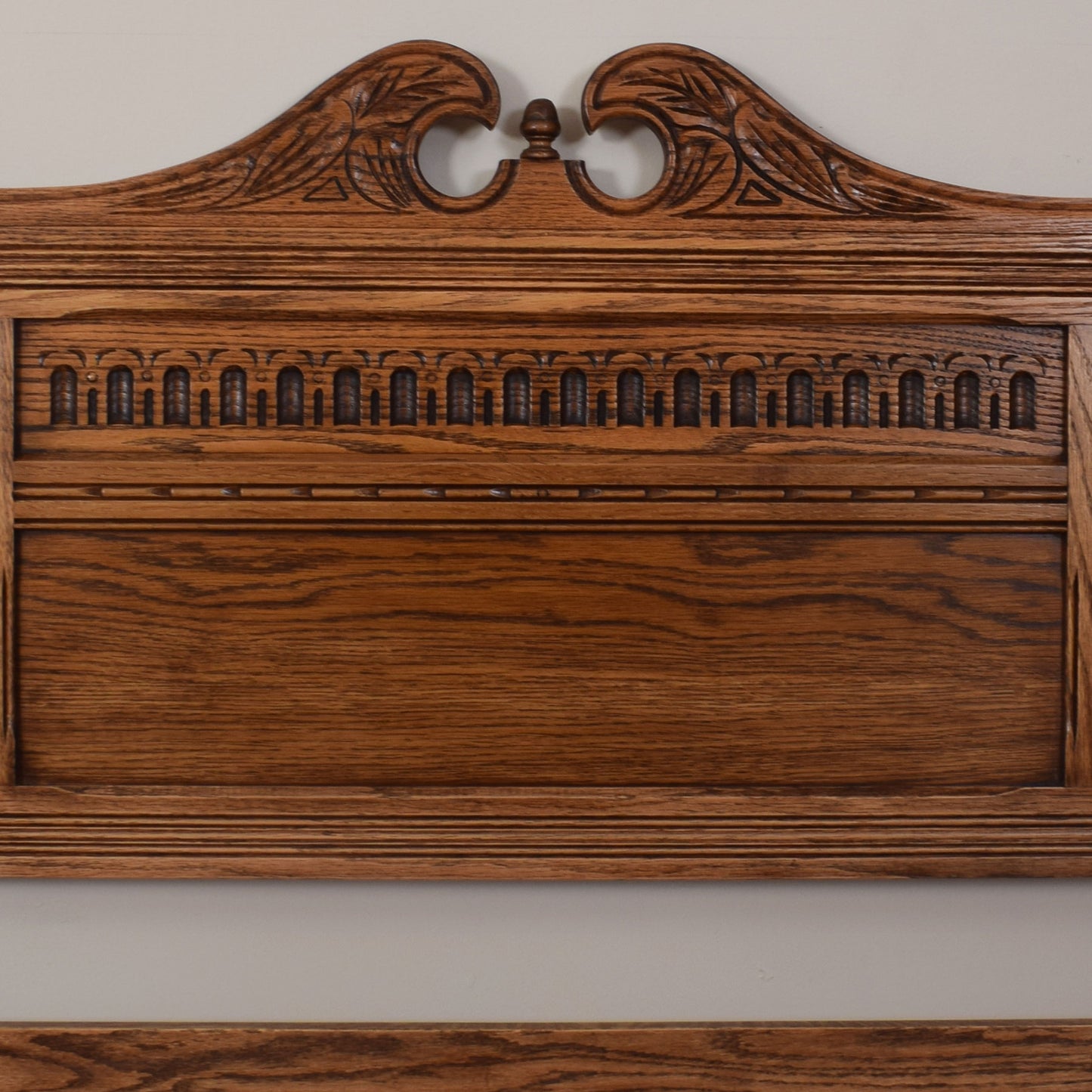 Old Charm Oak Divan Headboard
