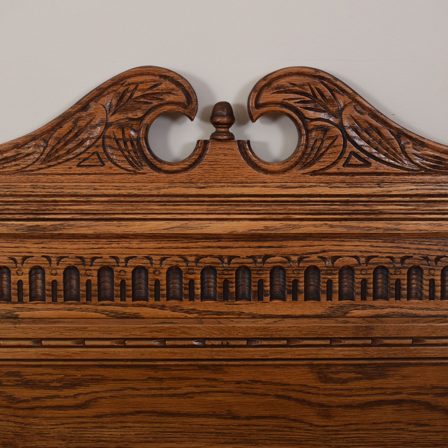 Old Charm Oak Divan Headboard