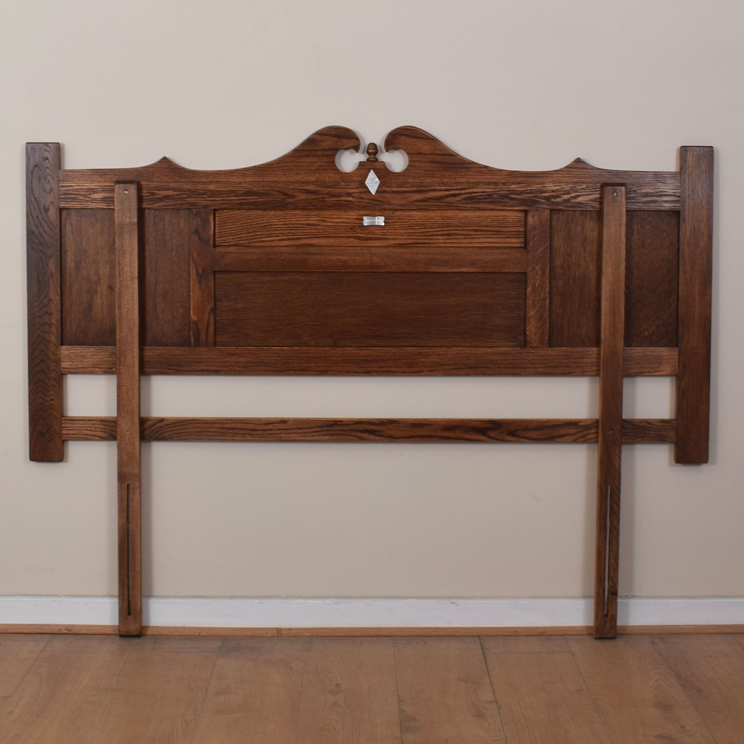 Old Charm Oak Divan Headboard