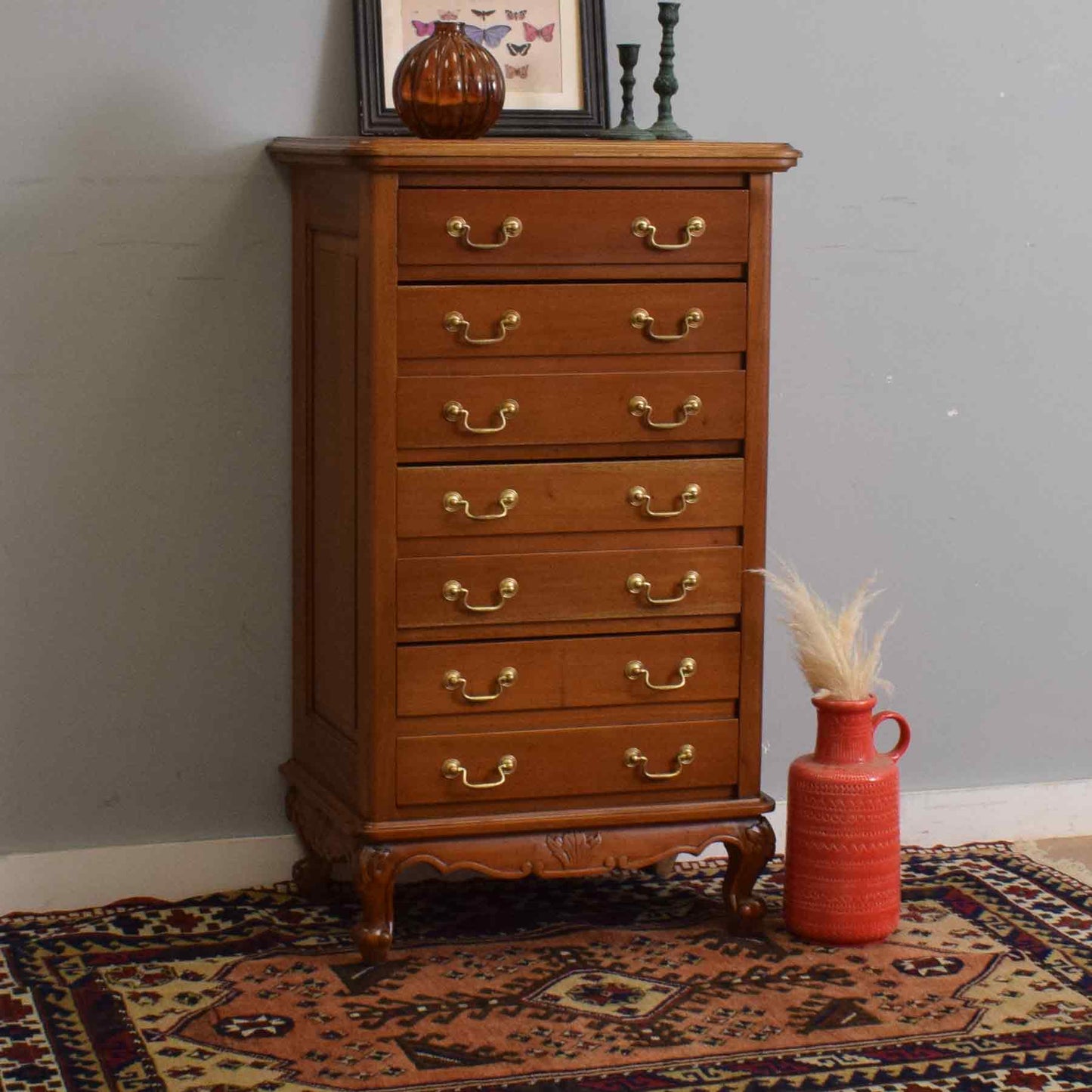 Tall Mahogany Chest of Drawers