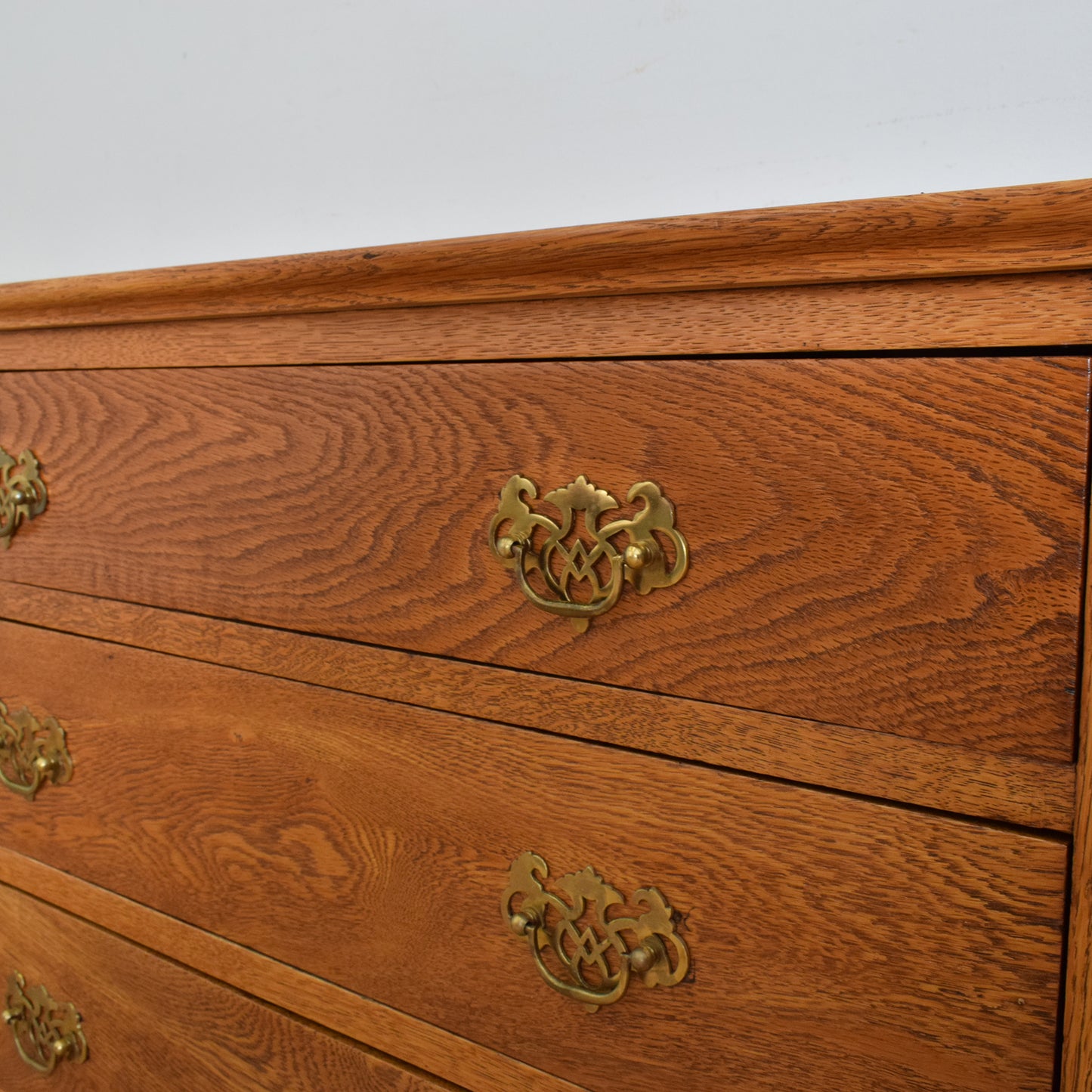 Solid Oak Chest Of Drawers