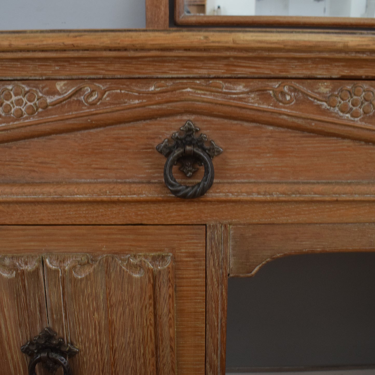 Vintage Oak Dressing Table