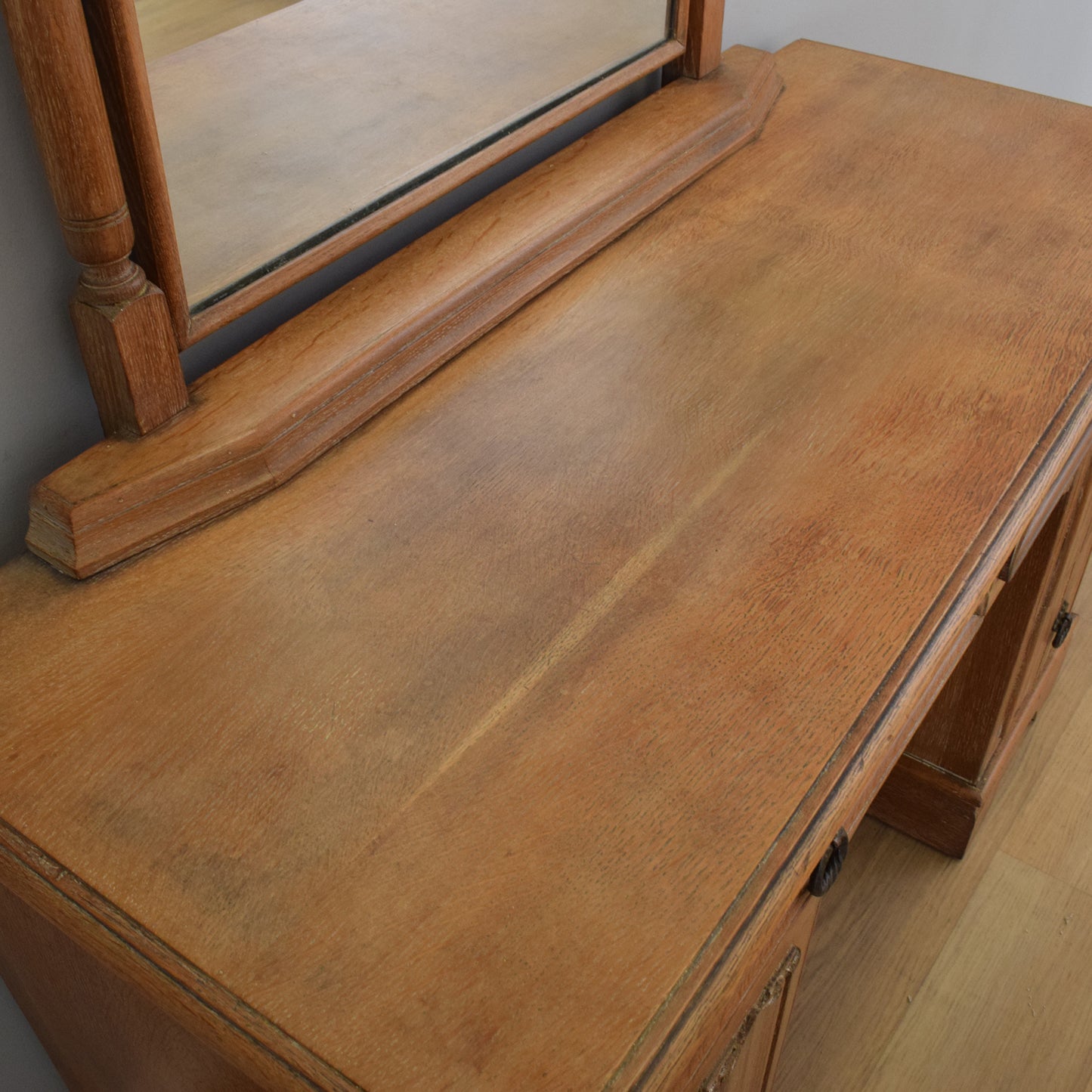 Vintage Oak Dressing Table