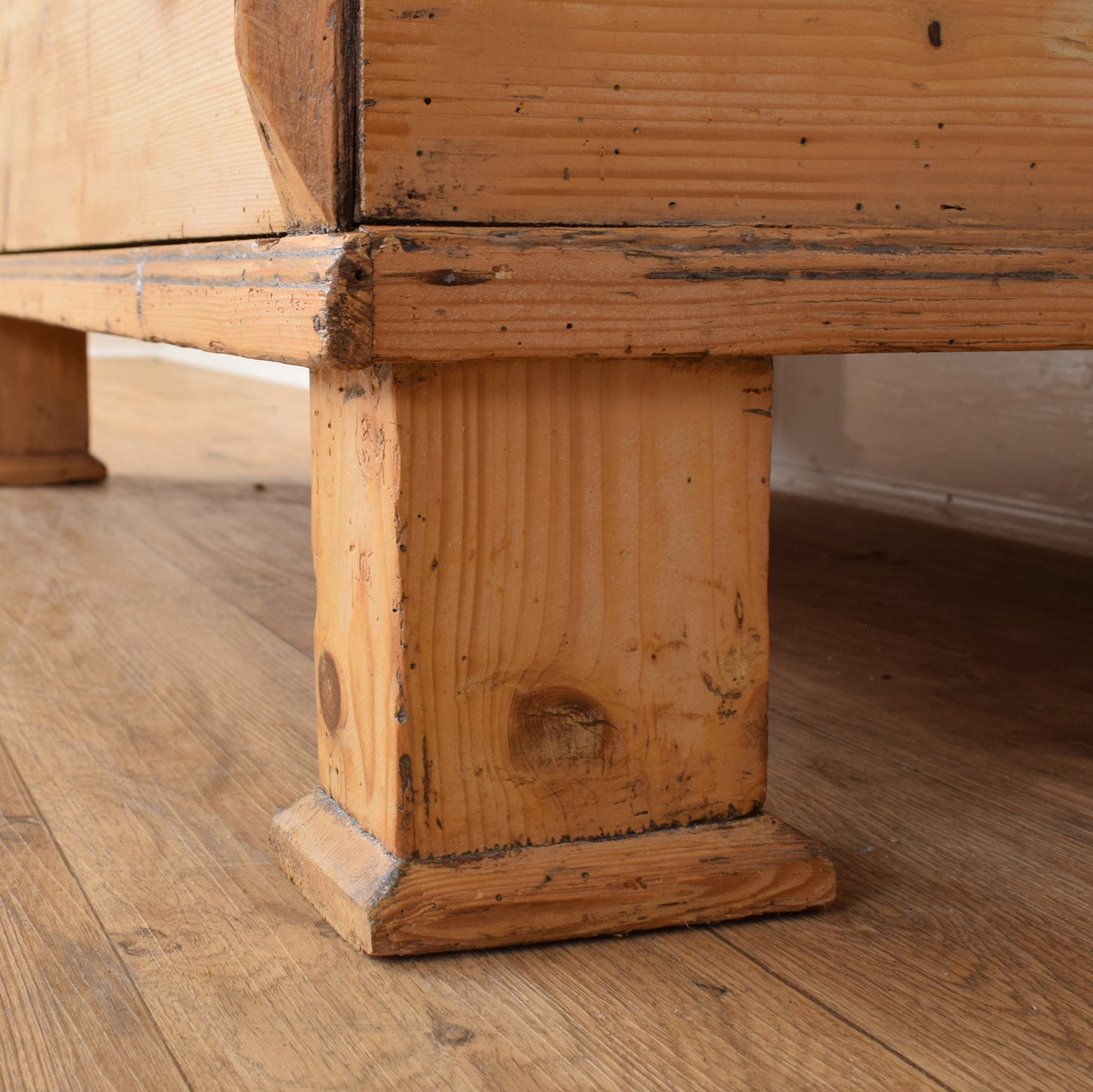 Antique Pine Mule Chest