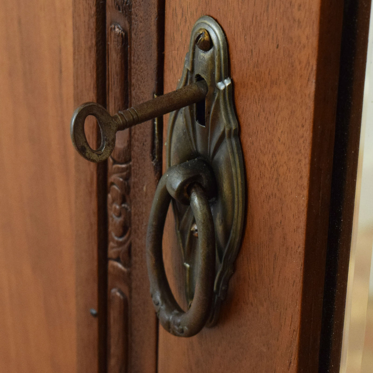 Restored Mahogany Hallrobe