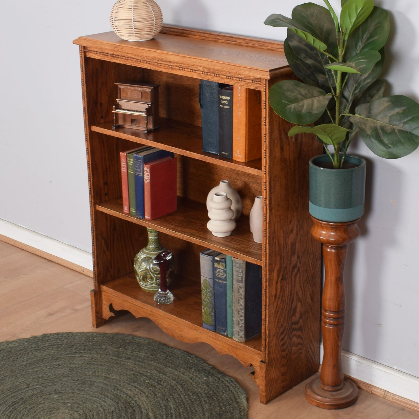 Small Oak Bookcase