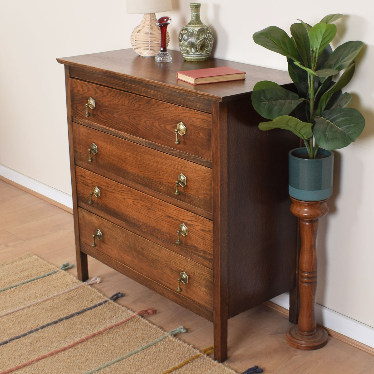 Oak Chest of Drawers