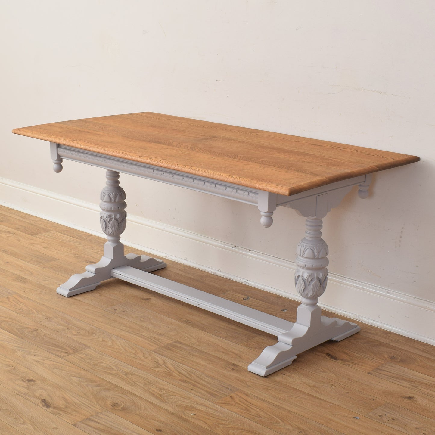 Painted Table And Four Chairs