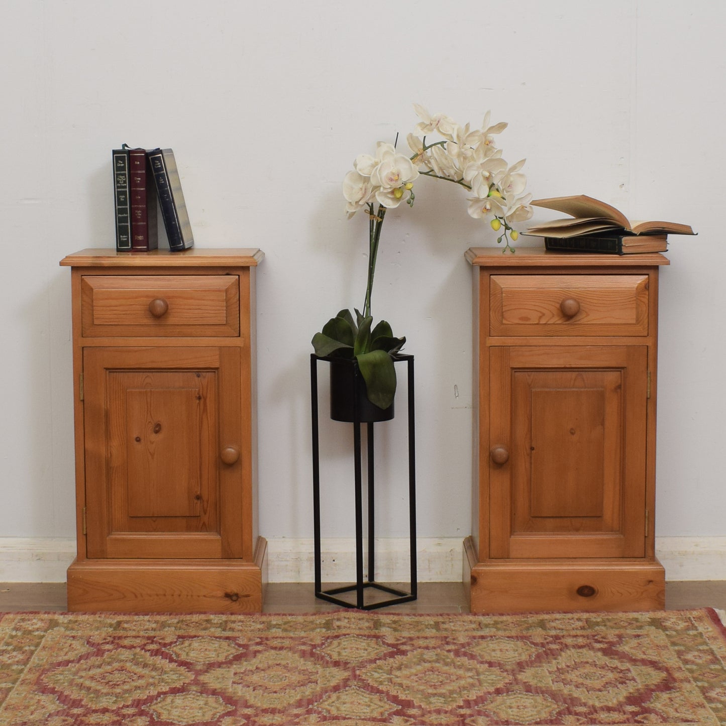 Pair of Pine Bedsides