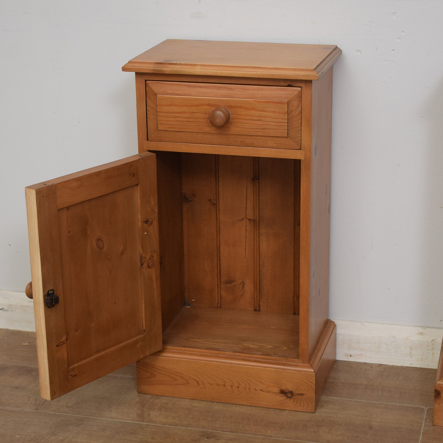 Pair of Pine Bedsides