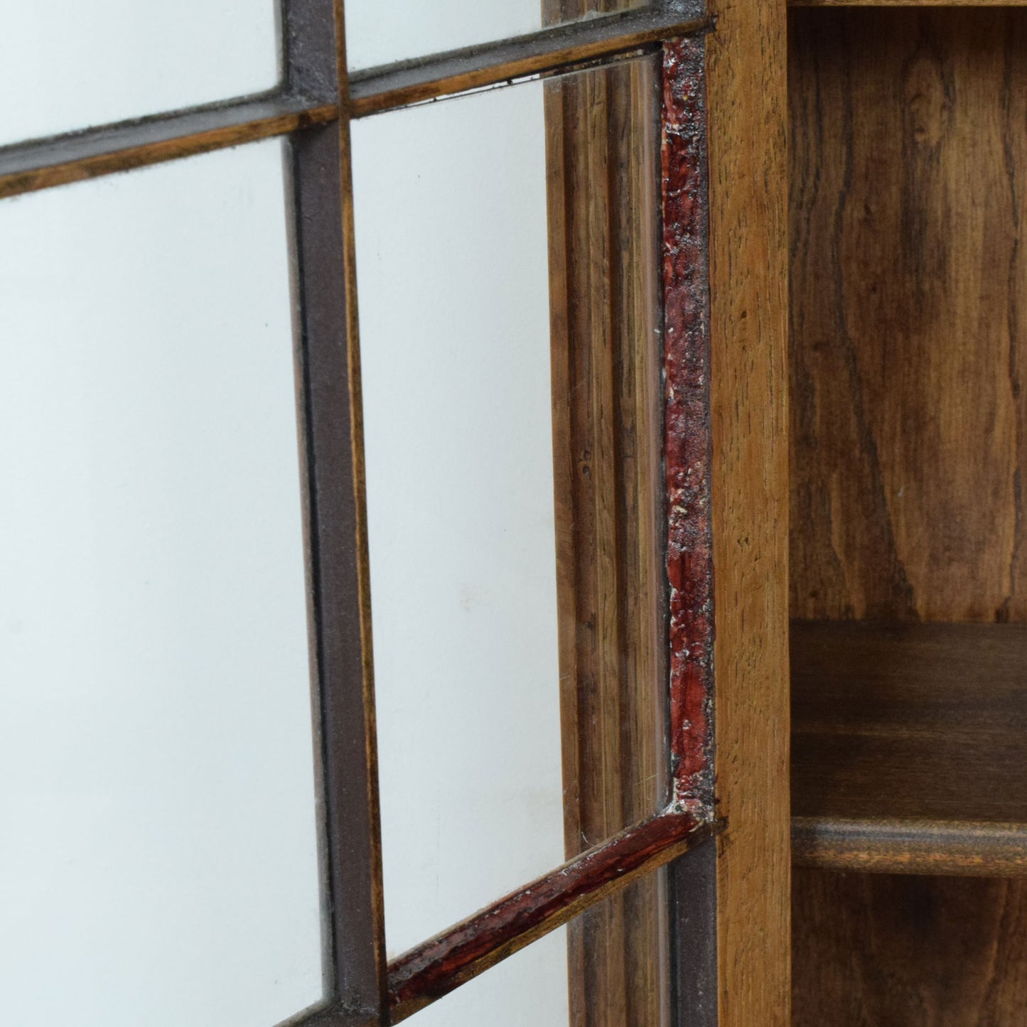 Barley Twist Oak Bureau Bookcase
