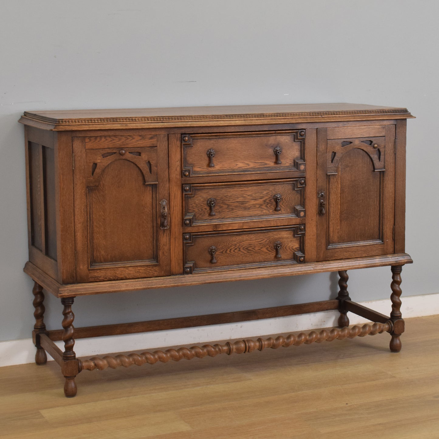 Restored Oak Sideboard