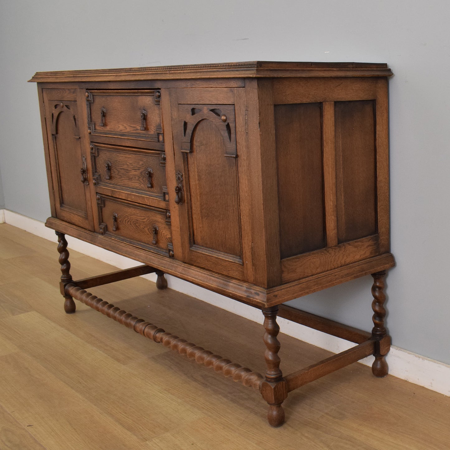 Restored Oak Sideboard