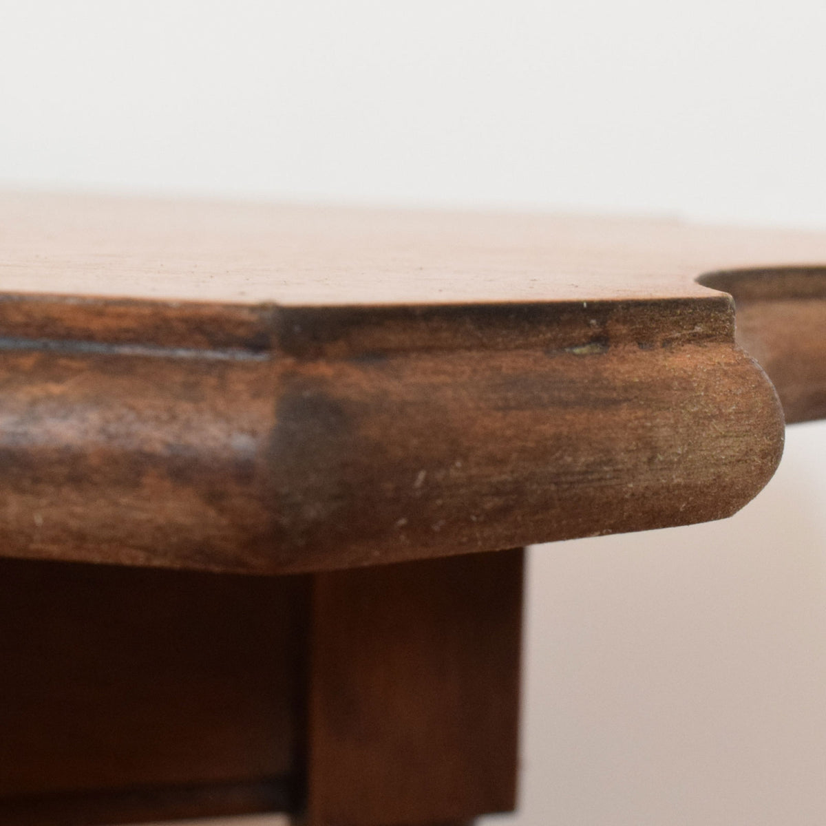 Drop-Leaf Oak Side Table