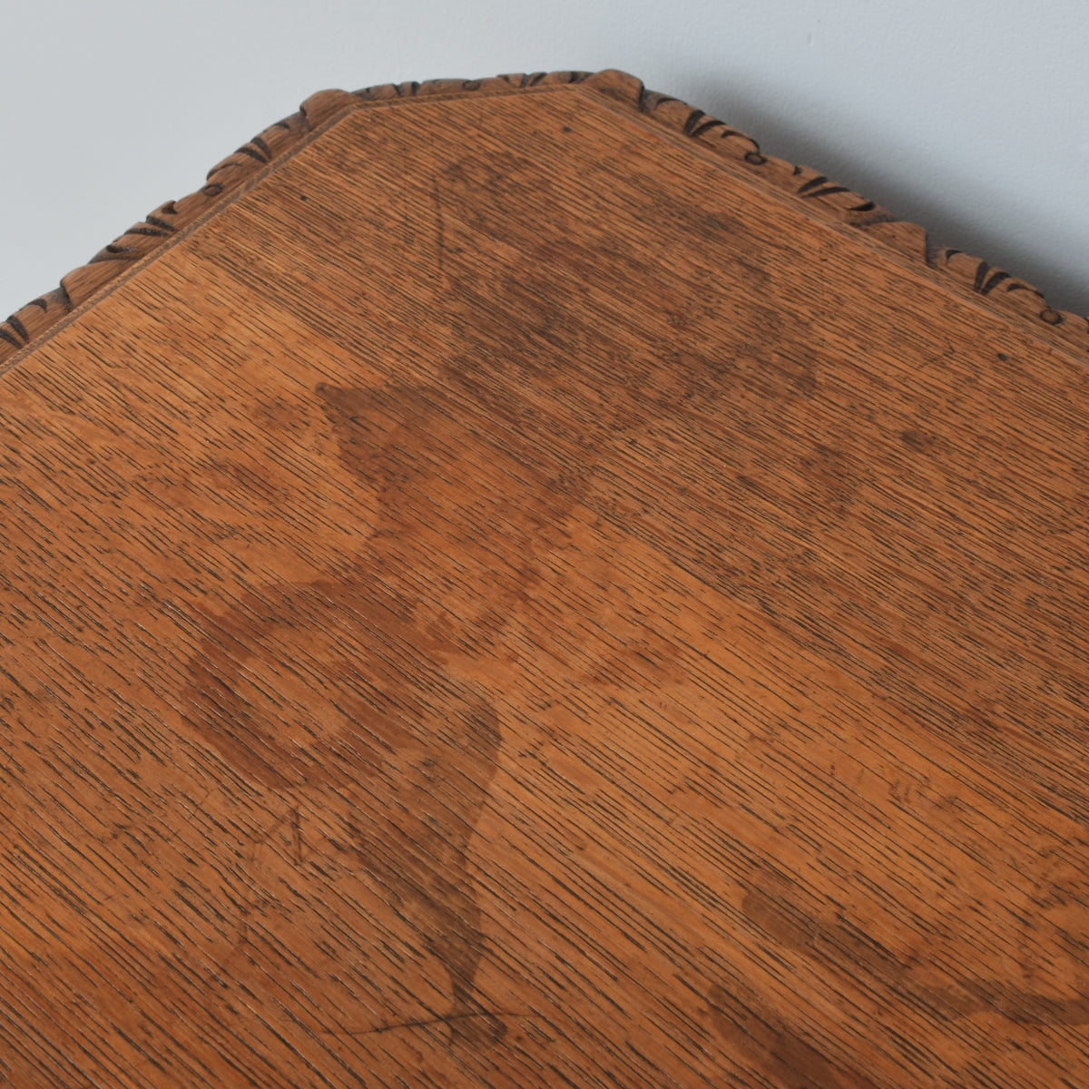Carved Oak Console Table
