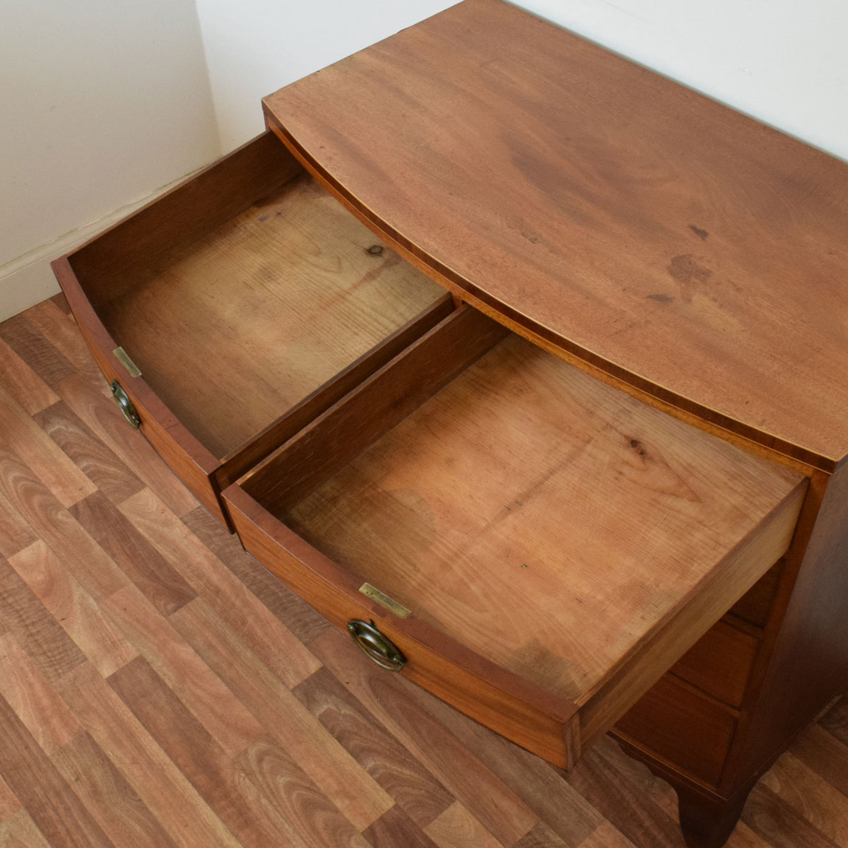 Bow Fronted Mahogany Chest of Drawers