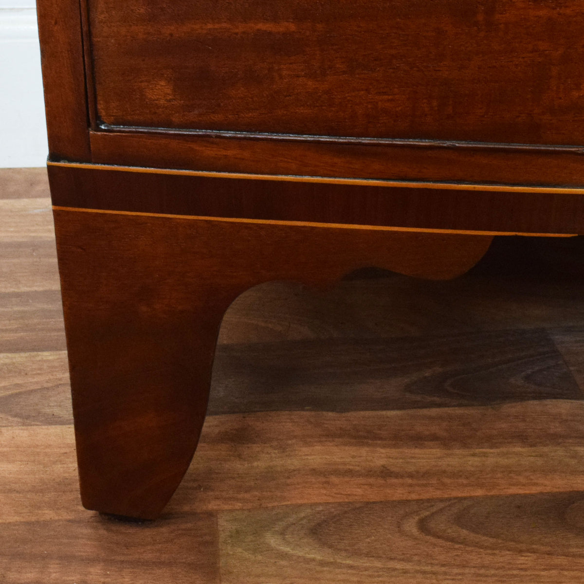 Bow Fronted Mahogany Chest of Drawers