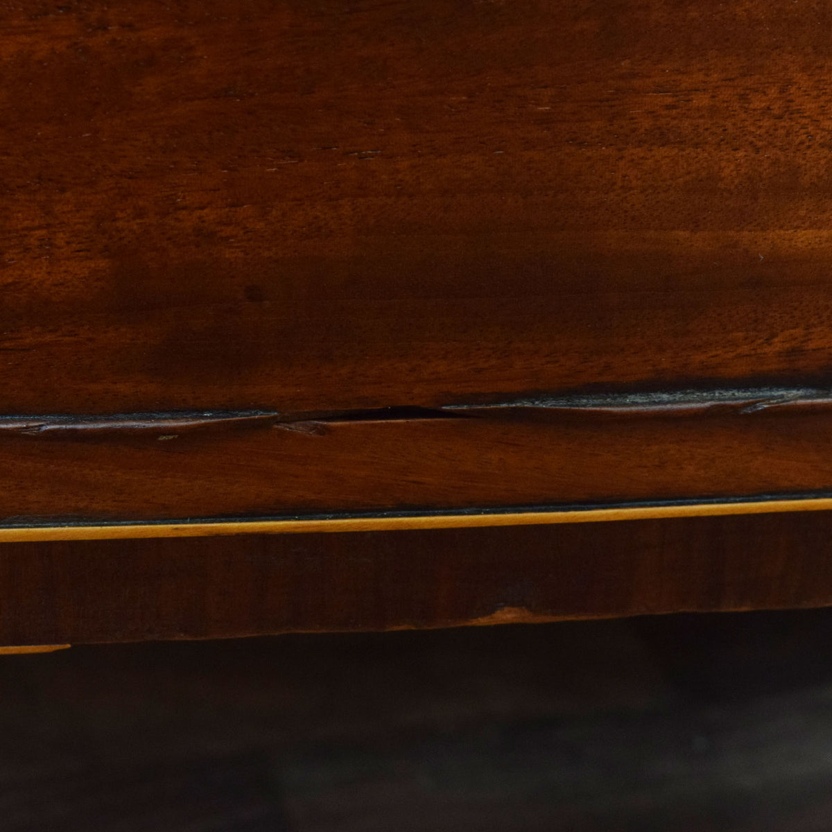 Bow Fronted Mahogany Chest of Drawers