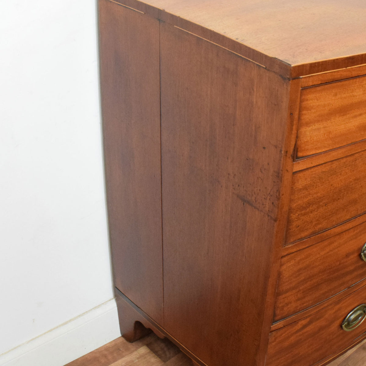 Bow Fronted Mahogany Chest of Drawers