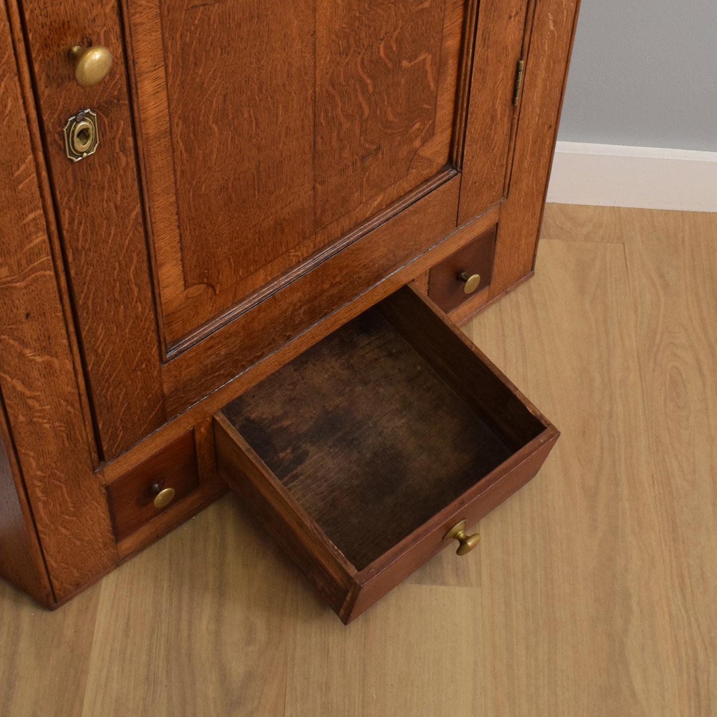 Georgian Oak Corner Cupboard