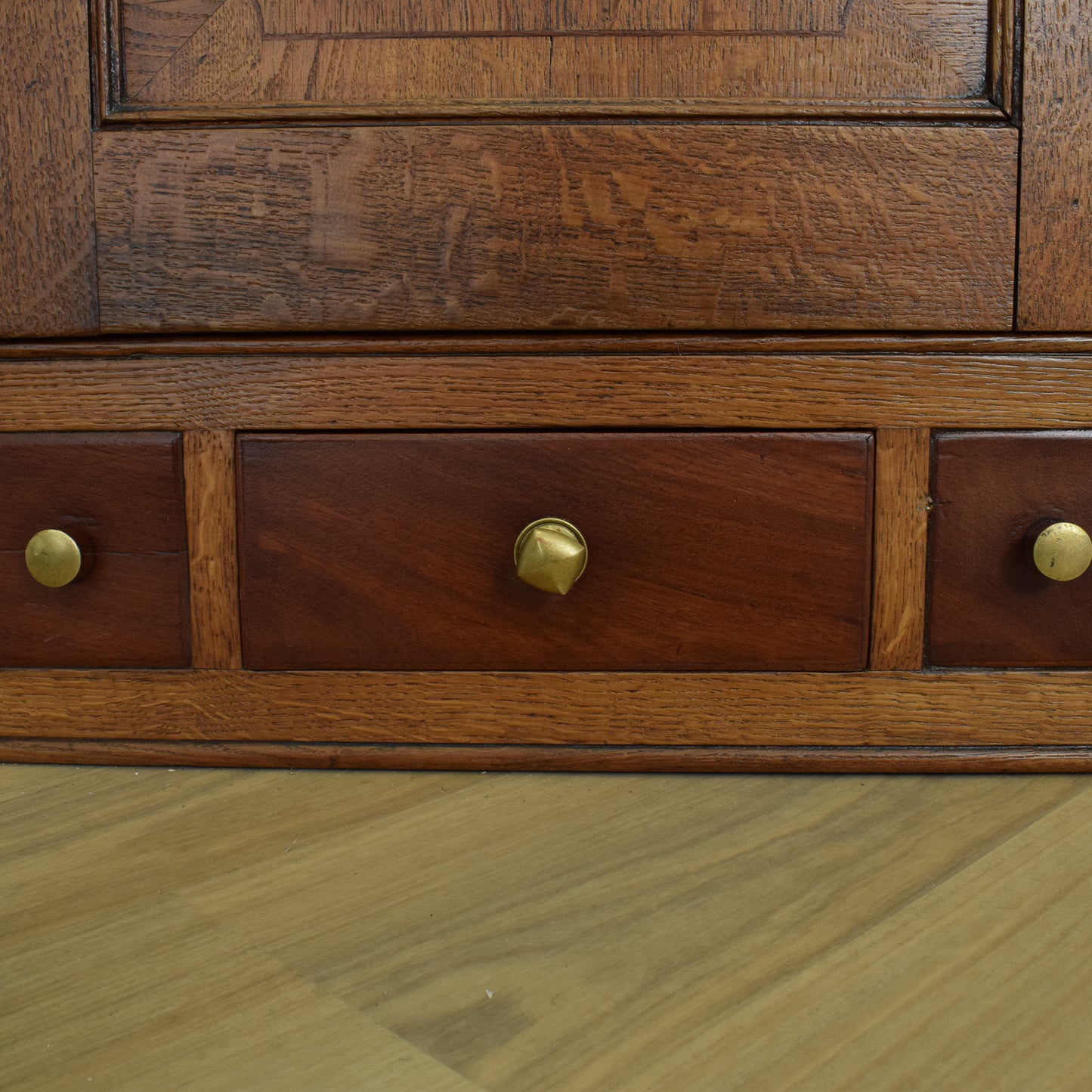 Georgian Oak Corner Cupboard